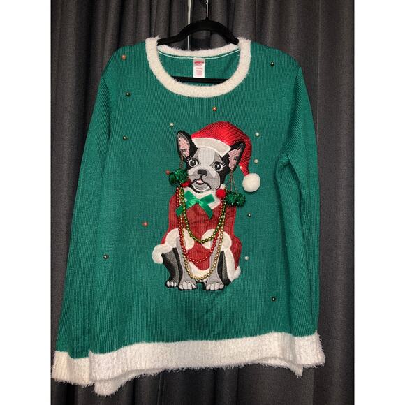 Ugly Christmas Sweater Xmas Size XXL Dog - Picture 1 of 3